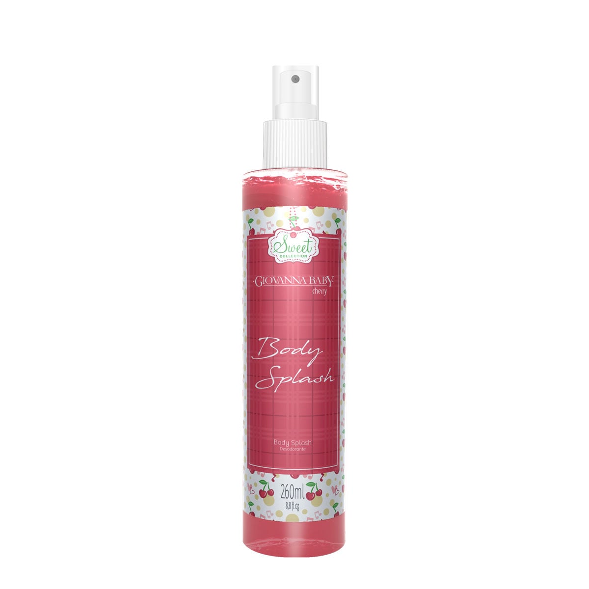 Desodorante Body Splash Giovanna Baby Cherry 260 ml