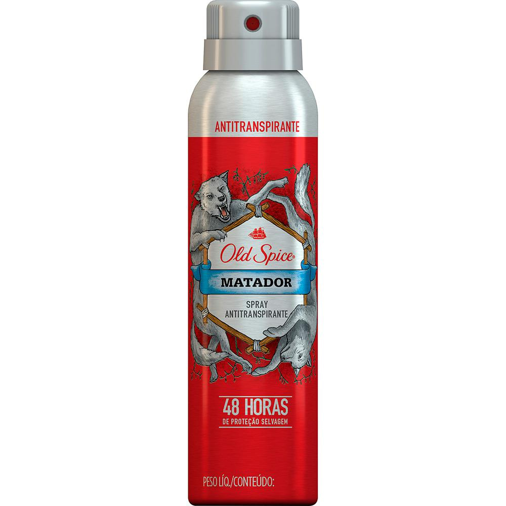 Desodorante Antitranspirante Aerosol Old Spice Matador 150ml