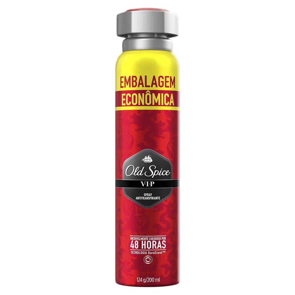 Desodorante Antitranspirante Aerosol Old Spice VIP 200ml