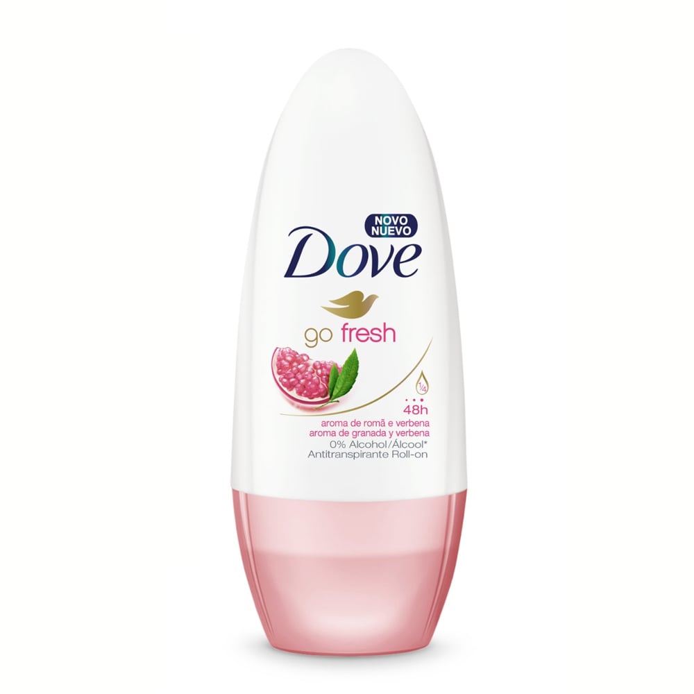 Desodorante Roll-On Dove Go Fresh Romã e Verbena 50 ml