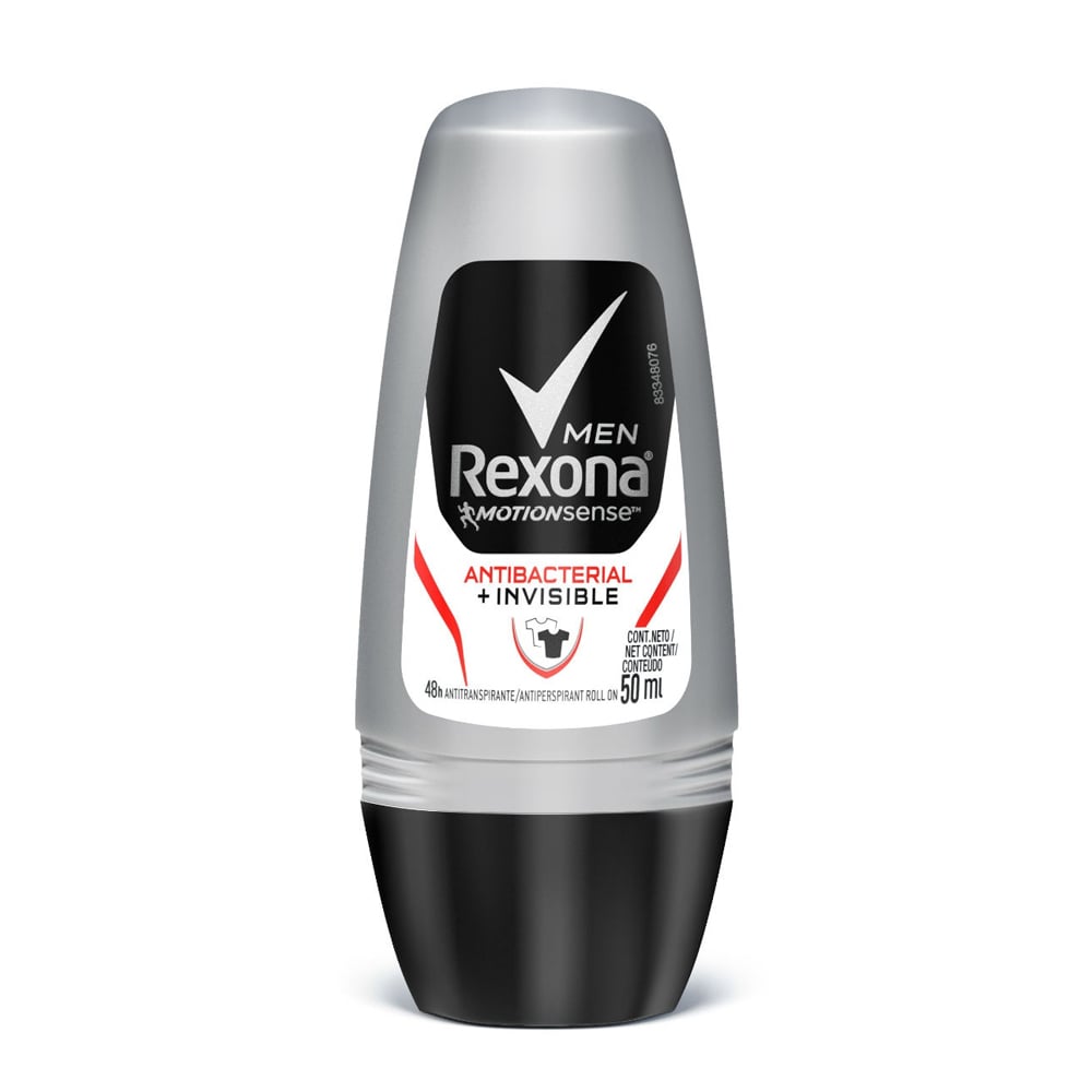 Desodorante Roll-On Rexona Men Antibacterial Invisible 50 ml
