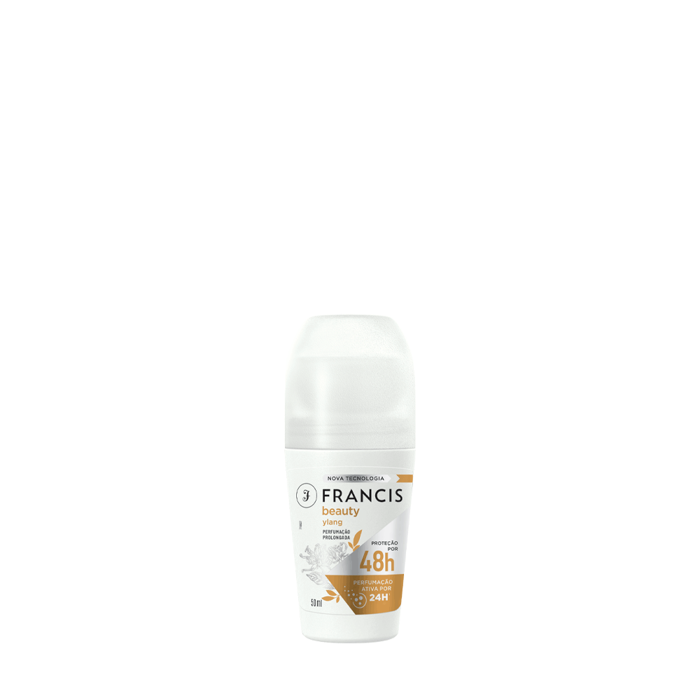 Desodorante Roll-On Francis Beauty Ylang Laranja 50 ml