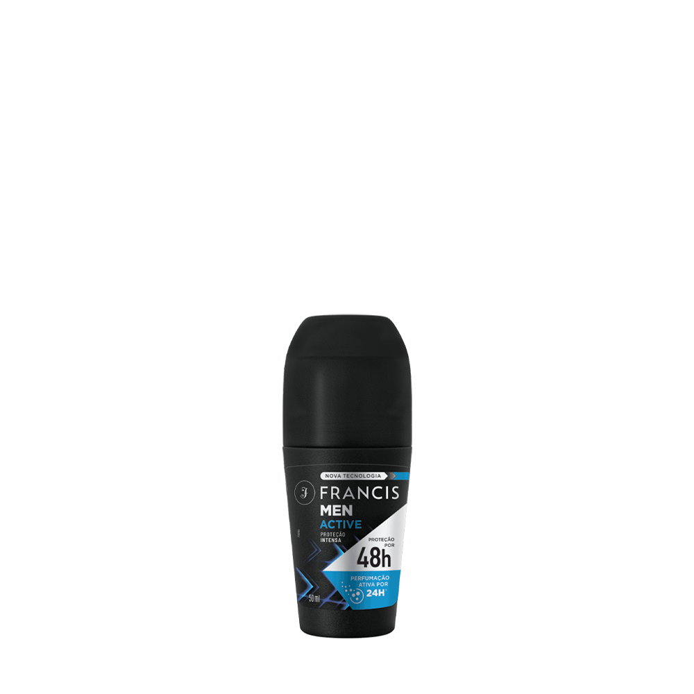 Desodorante Roll-On Francis Men Active Azul 50 ml
