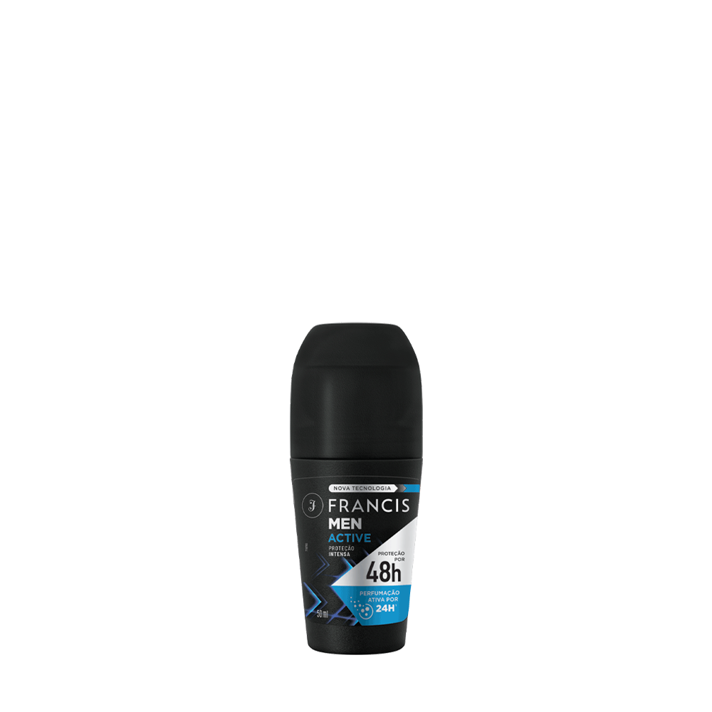 Desodorante Roll-On Francis Men Active Azul 50 ml