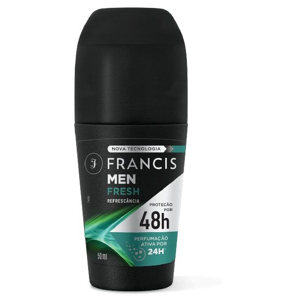 Desodorante Roll-On Francis Men Fresh Verde 50 ml