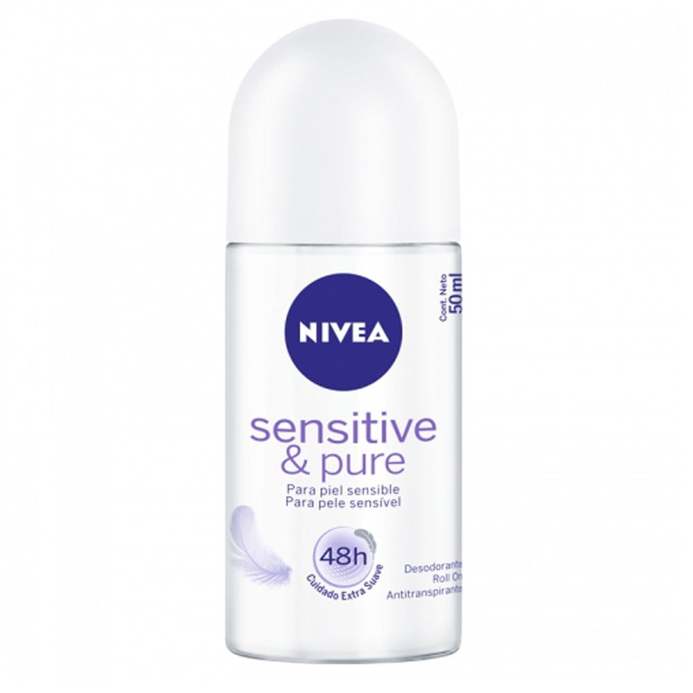 Desodorante Roll-On Nivea Sensitive Pure 50 ml