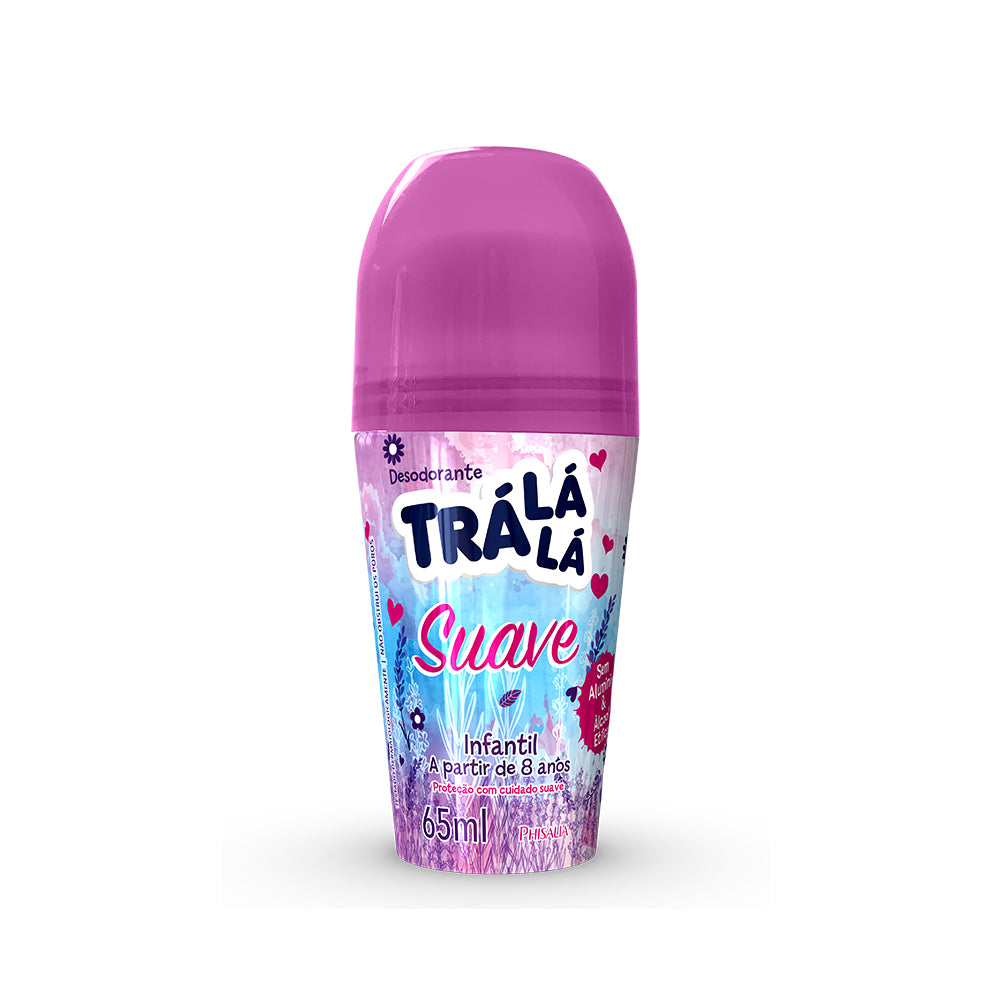 Desodorante Roll-on Trá Lá Lá Kids Suave 65ml