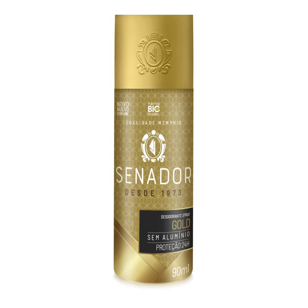 Desodorante Spray Senador Gold 90 ml