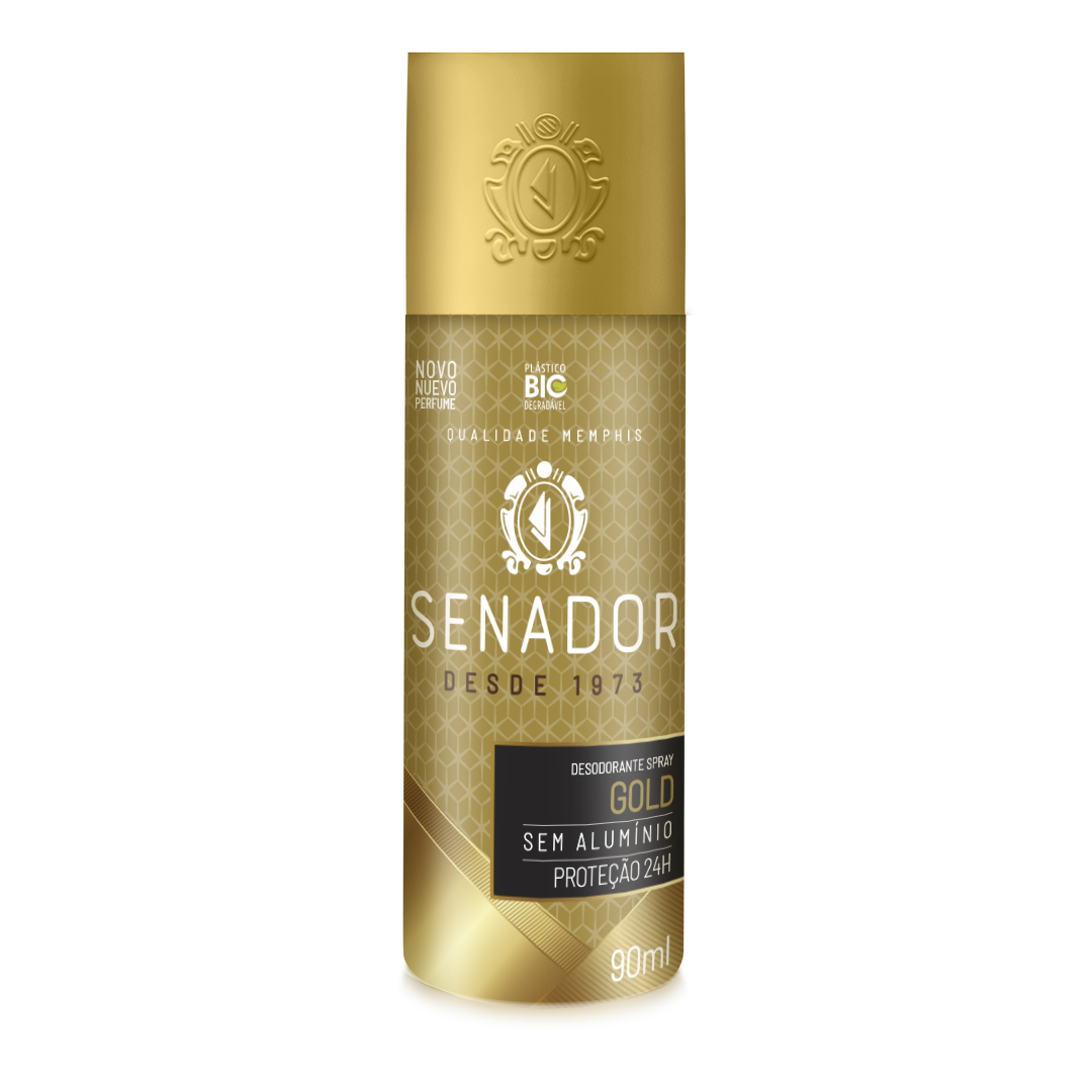 Desodorante Spray Senador Gold 90 ml