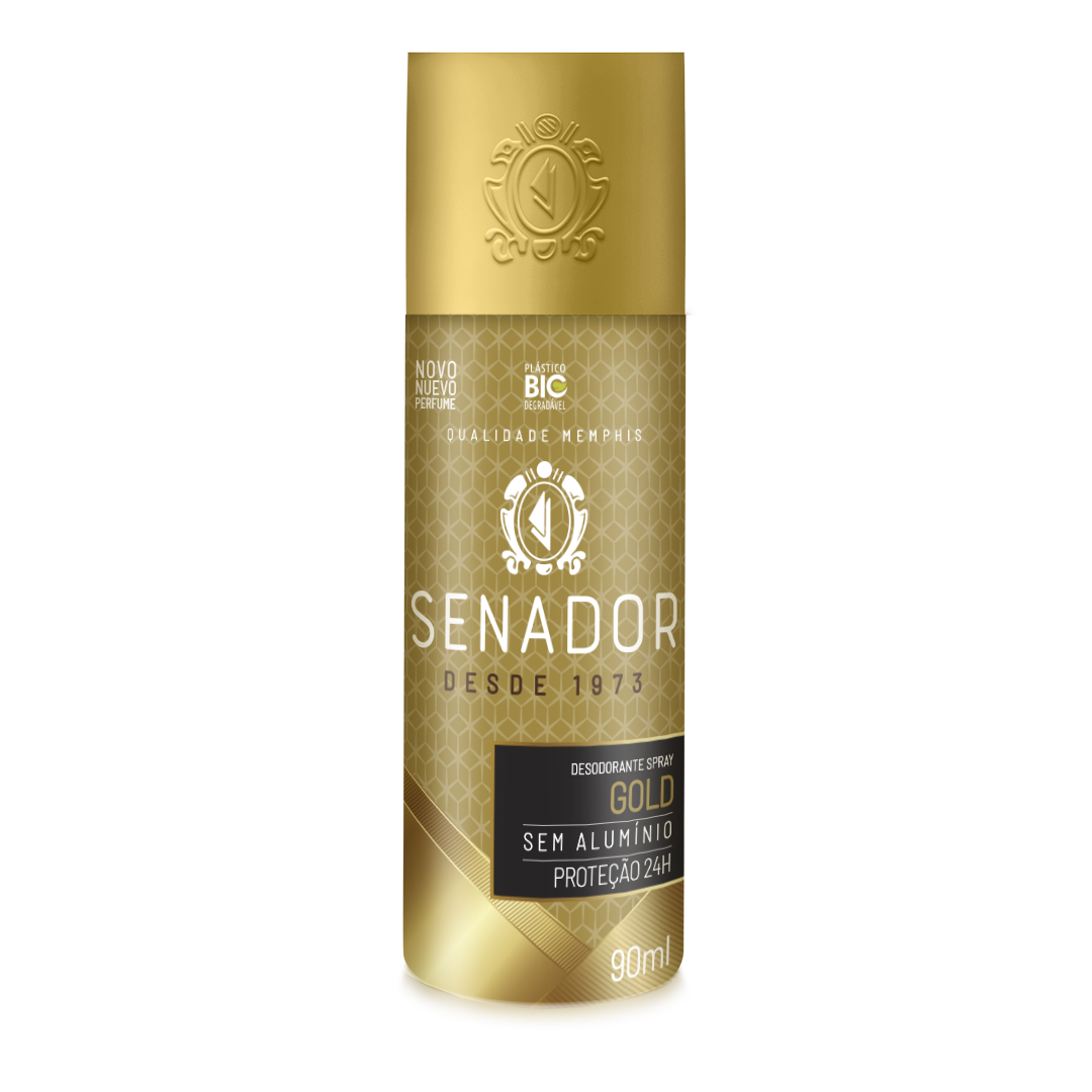 Desodorante Spray Senador Gold 90 ml