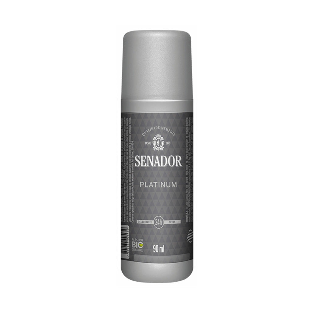 Desodorante Spray Senador Platinum 90 ml