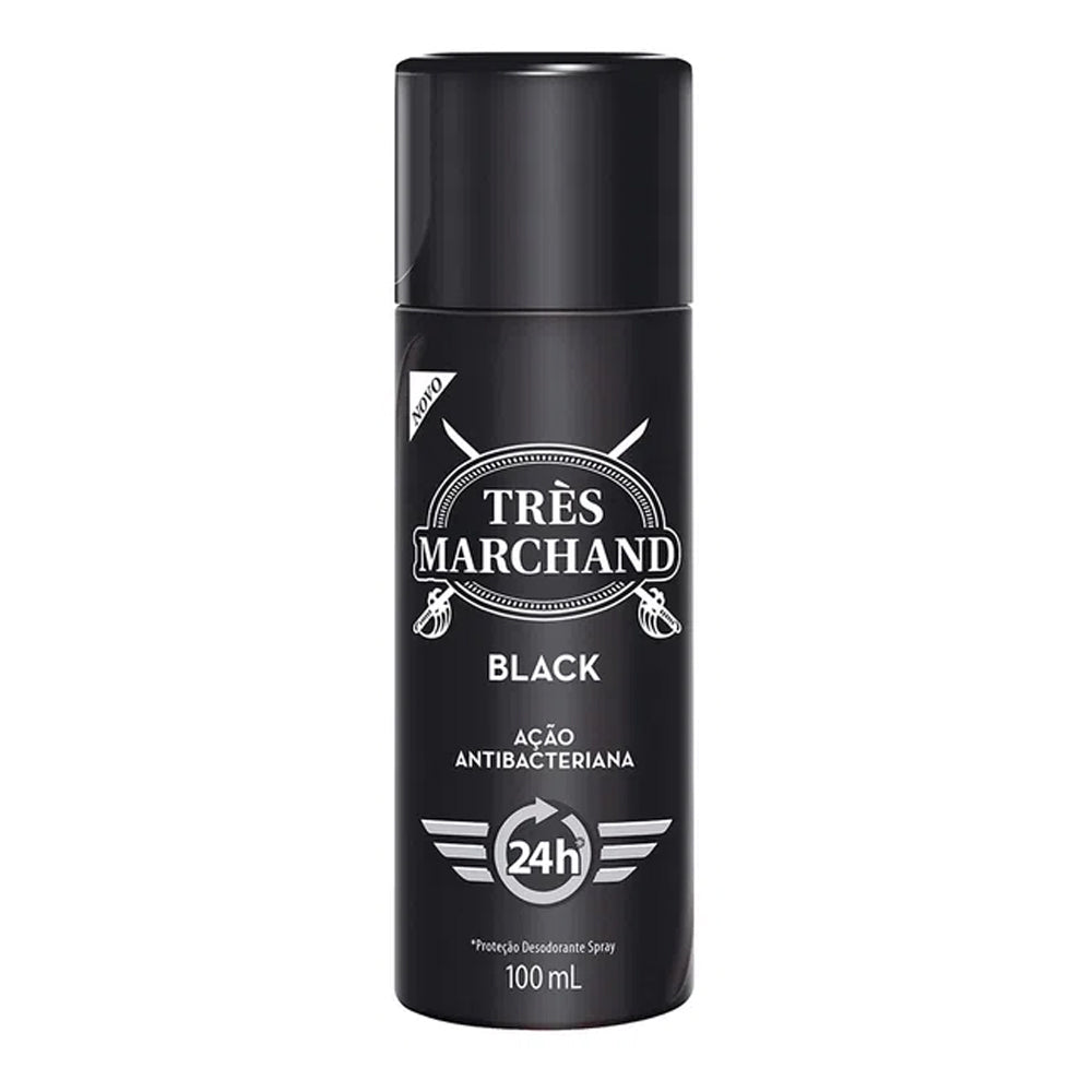 Desodorante Spray Très Marchand Black 100 ml