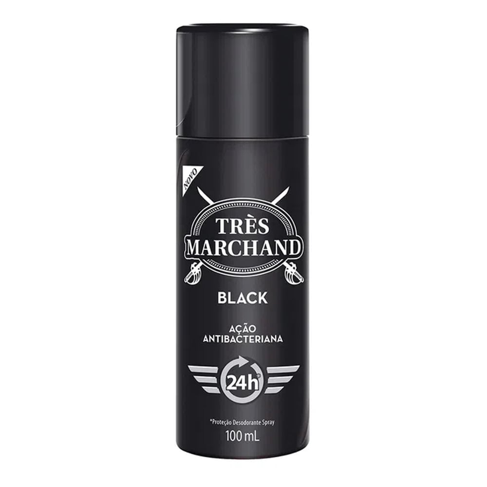 Desodorante Spray Très Marchand Black 100 ml