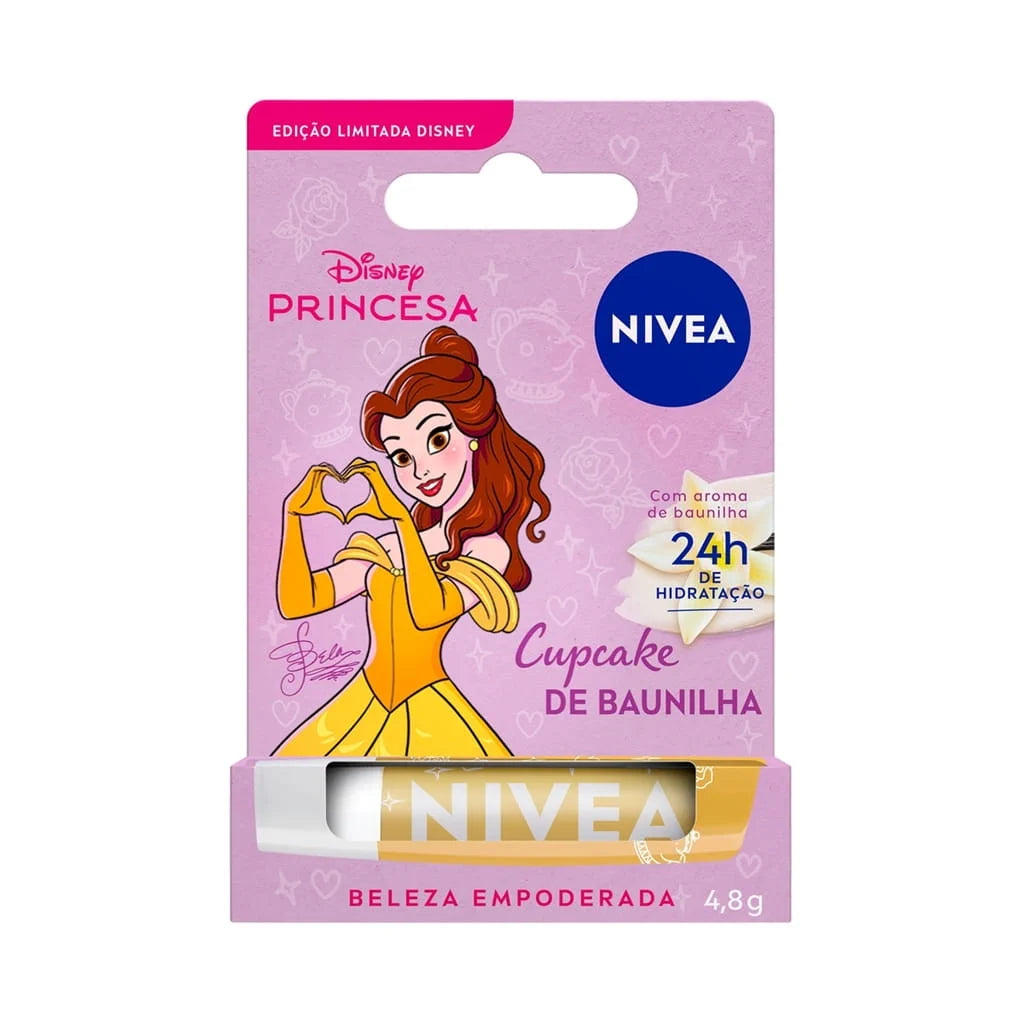 Protetor Labial Nivea Princesa Bela Baunilha 4,8 g