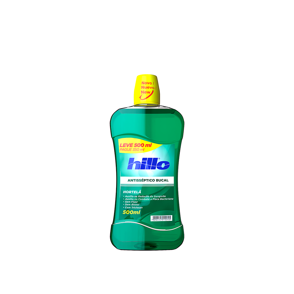 Enxaguante Bucal Hillo Hortelã 500 ml