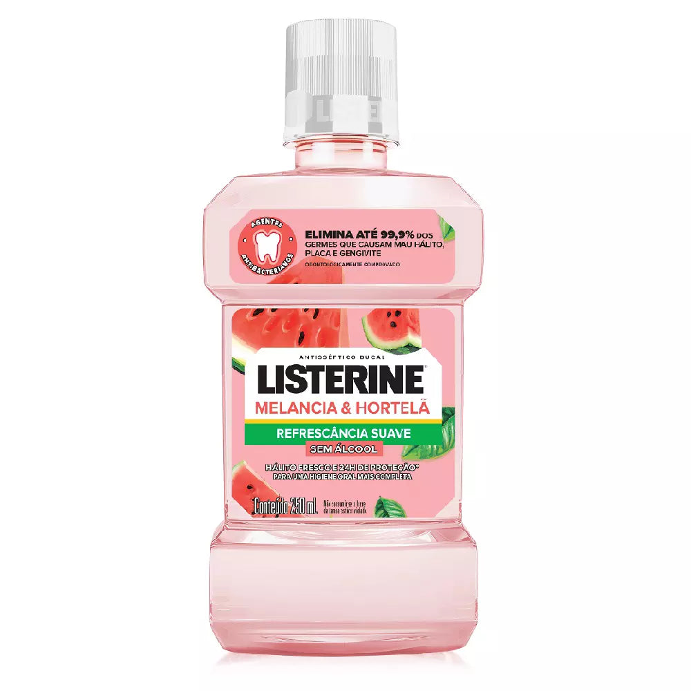 Enxaguante Bucal Listerine Melancia e Hortelã 250 ml