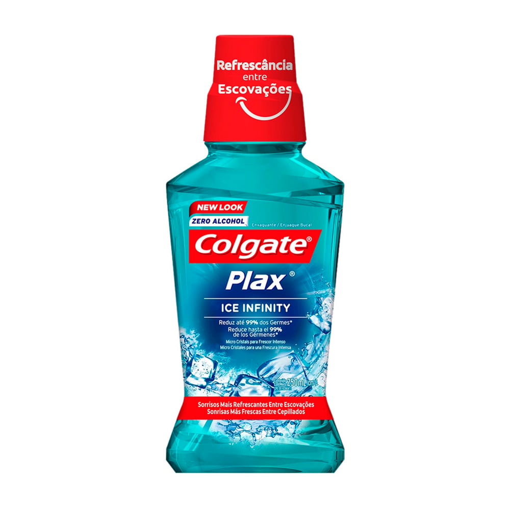 Enxaguante Bucal Colgate Plax Ice Infinity 250 ml