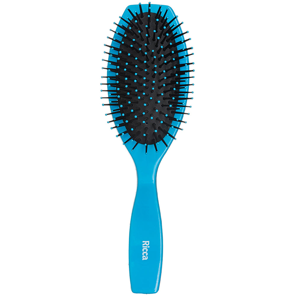 Escova de Cabelo Ricca Oval Almofadada Ref. 186