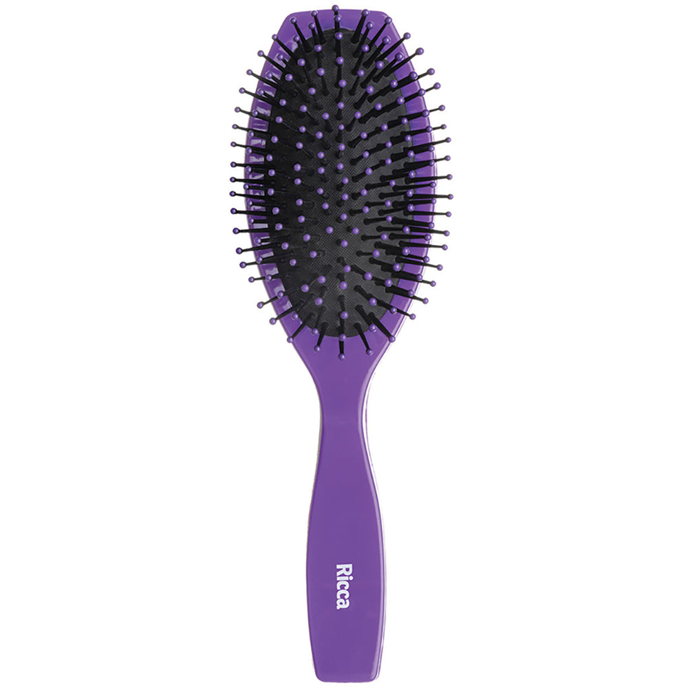 Escova de Cabelo Ricca Oval Almofadada Ref. 186