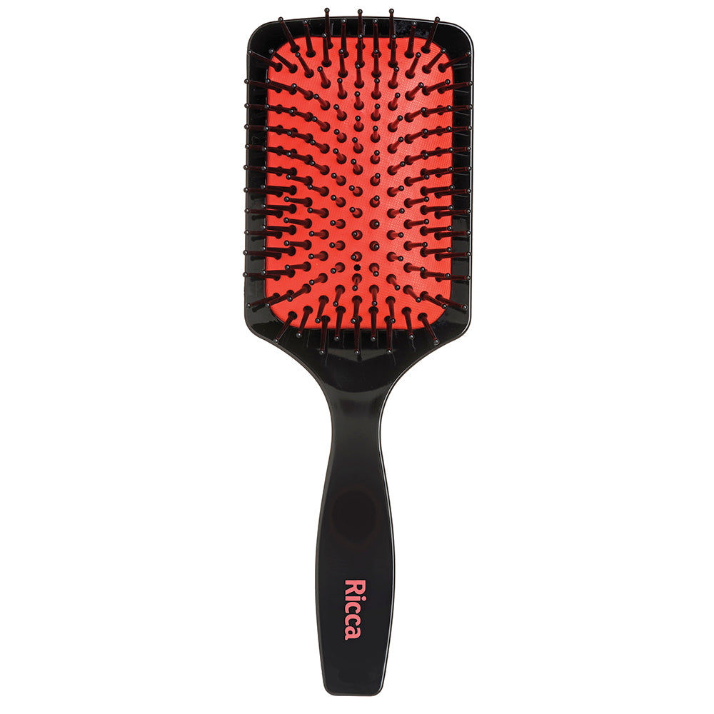 Escova de Cabelo Ricca Style Black Raquete Ref. 244