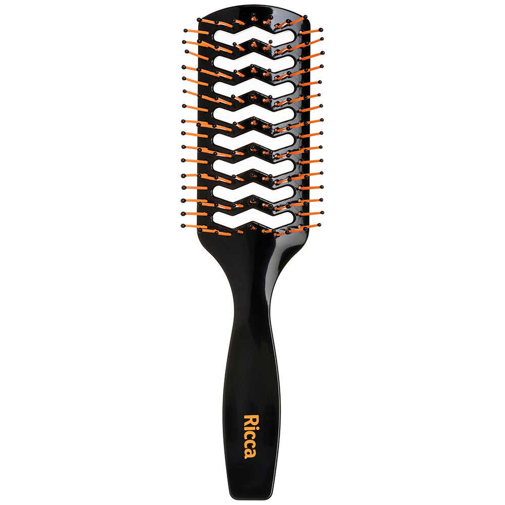 Escova de Cabelo Ricca Style Black Ventilada Ref. 246