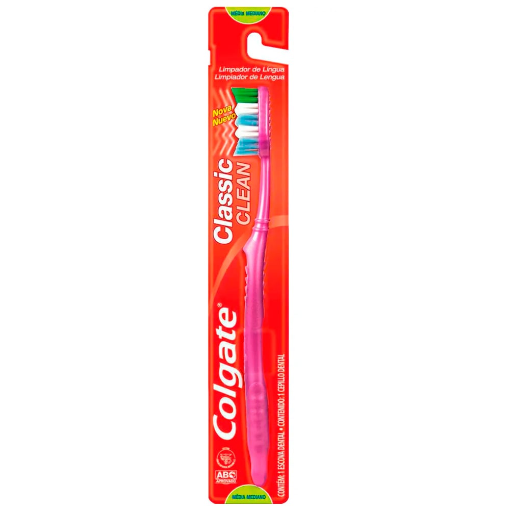 Escova Dental Colgate Classic Clean Média
