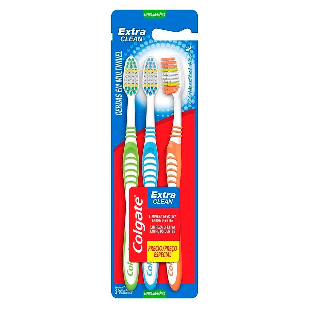 Escova Dental Colgate Extra Clean Média