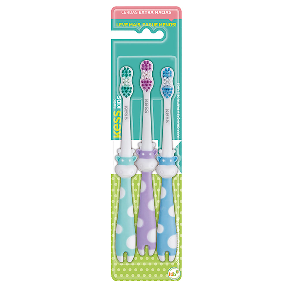 Escova Dental Kess Macia Leve 2 Pague 1