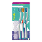 Escova Dental Kess Plus Macia 3 Unidades