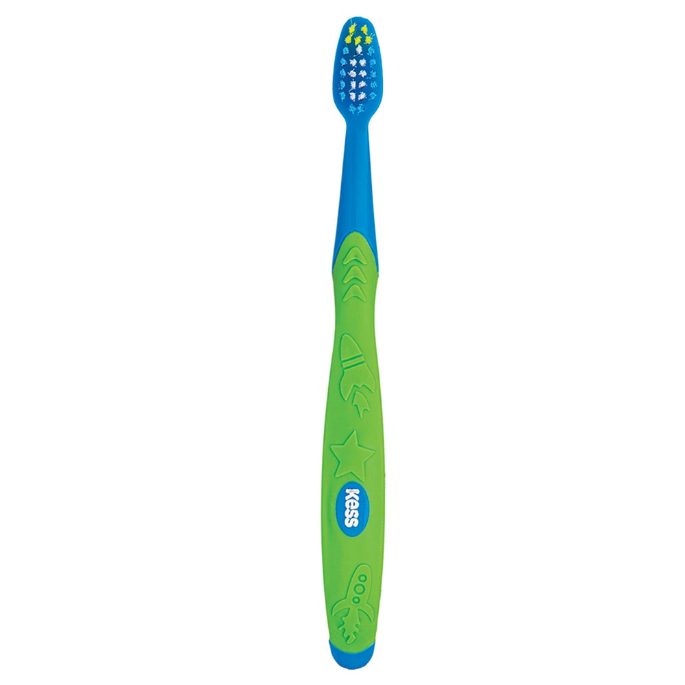 Escova Dental Kess Steps Macia + Porta Escova