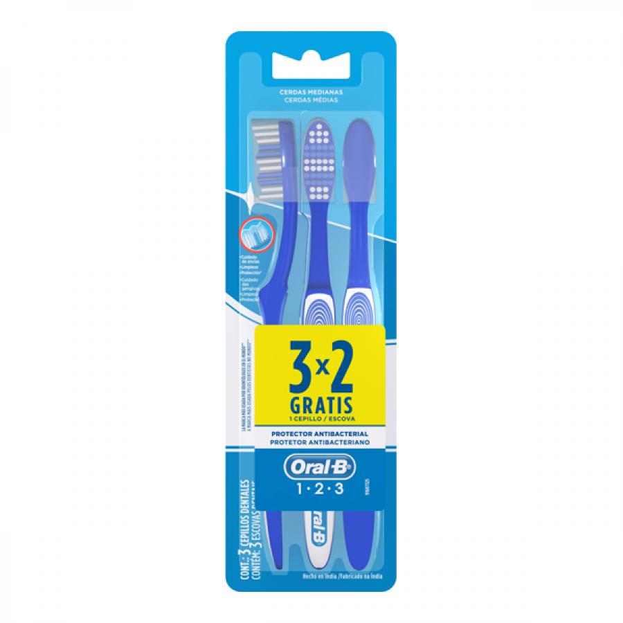 Escova Dental Oral-B Classic Média Leve 3 Pague 2