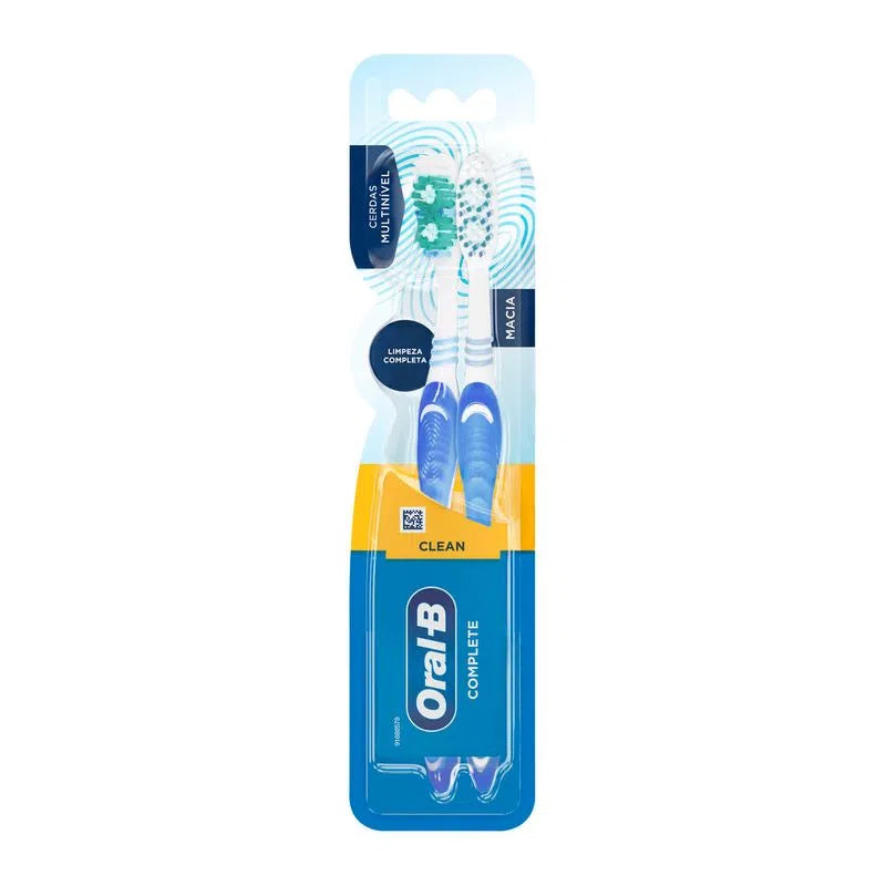 Escova Dental Oral-B Complete Macia Leve 2 Pague 1