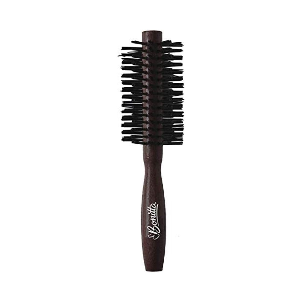 Escova para Cabelo Bonitta Meia Lua Madeira Ref. 621BT