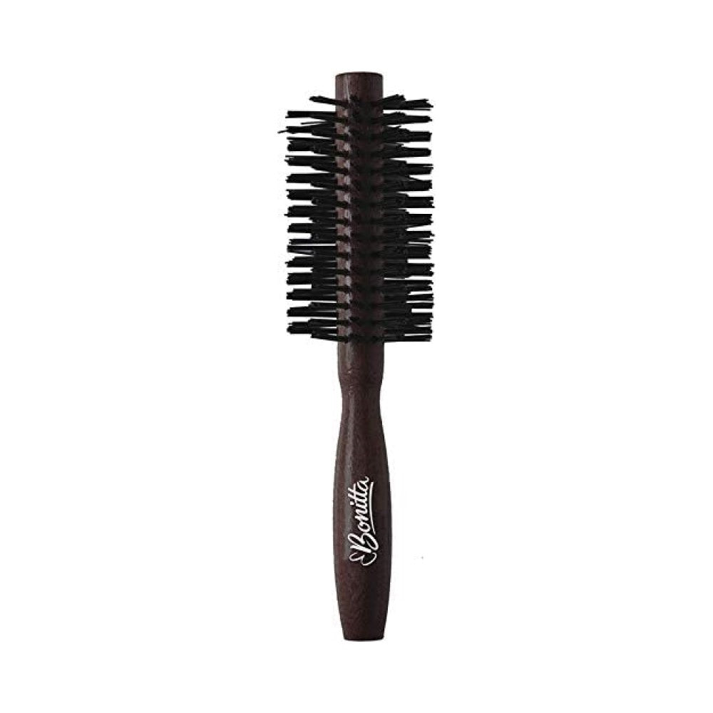 Escova para Cabelo Bonitta Meia Lua Madeira Ref. 621BT