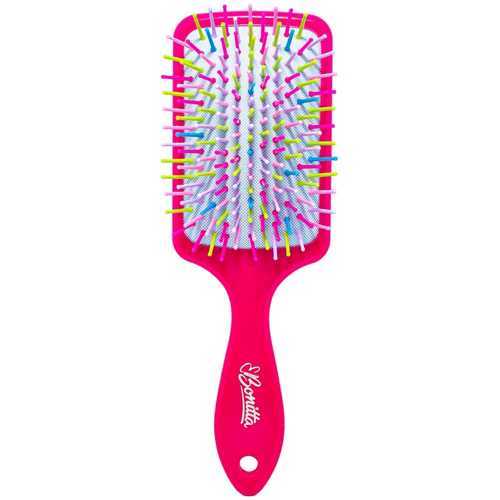 Escova para Cabelo Bonitta Raquete Top Encantados Pink Unidade