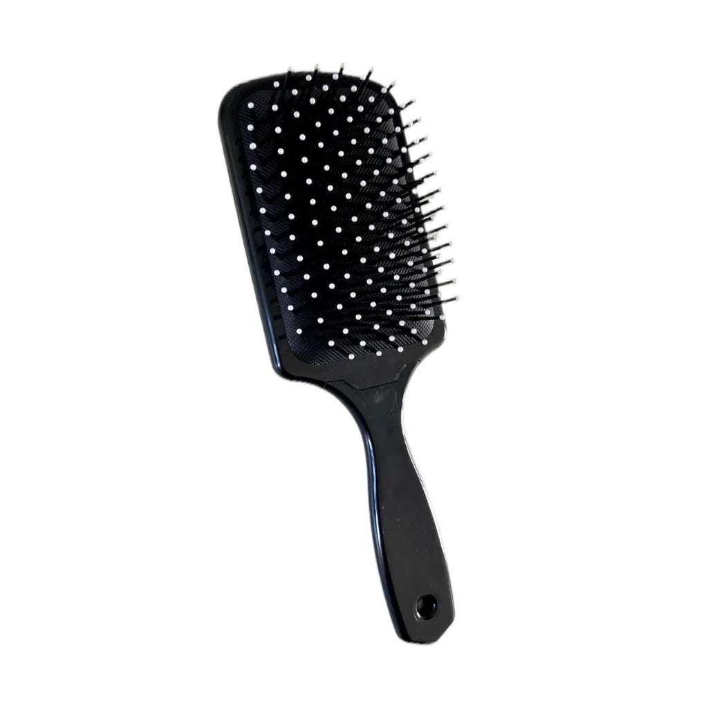 Escova Santa Clara Quadrada Almofadada para Cabelo Preta