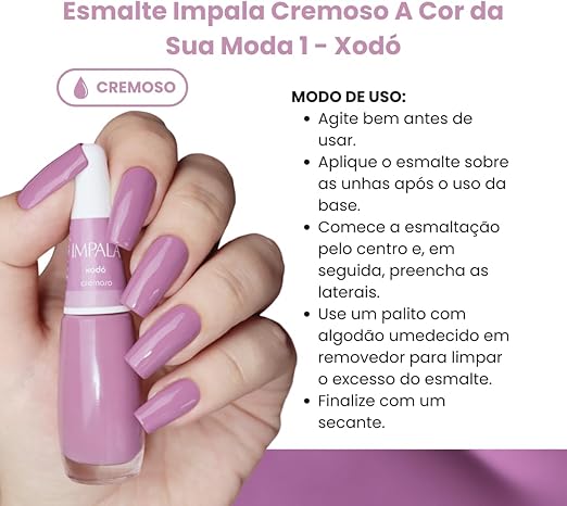 Esmalte Cremoso Impala Xodó 7,5ml