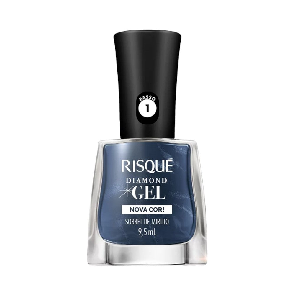 Esmalte Risqué Diamond Gel Sorbet de Mirtilo 9,5ml