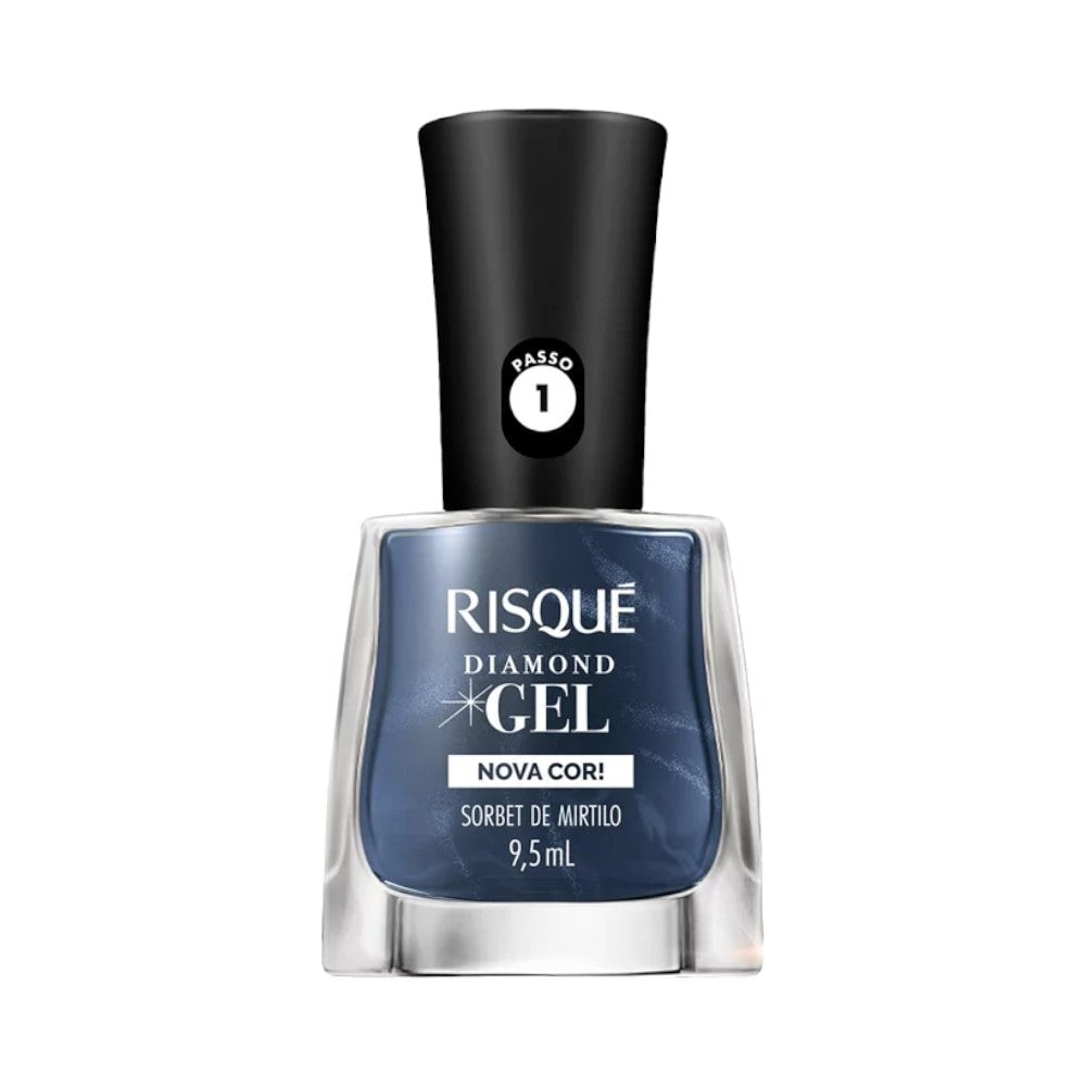 Esmalte Risqué Diamond Gel Sorbet de Mirtilo 9,5ml