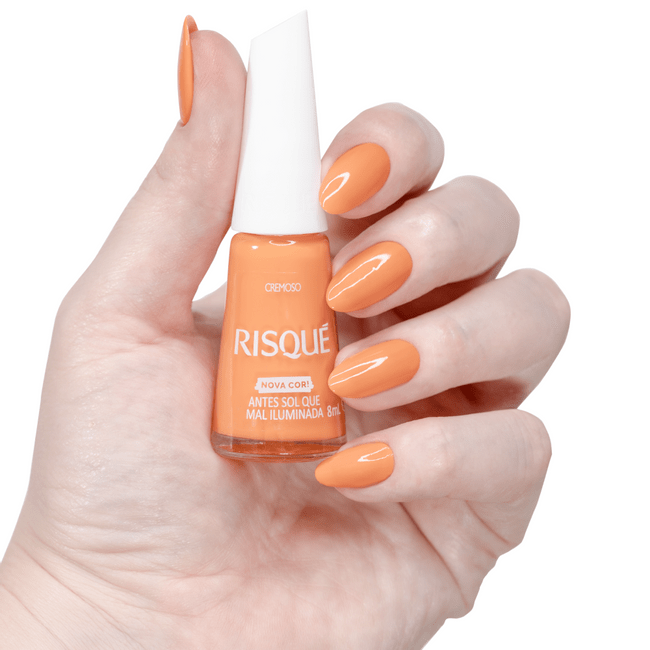 Esmalte Cremoso Risqué Antes Sol que Mal Iluminada 8ml