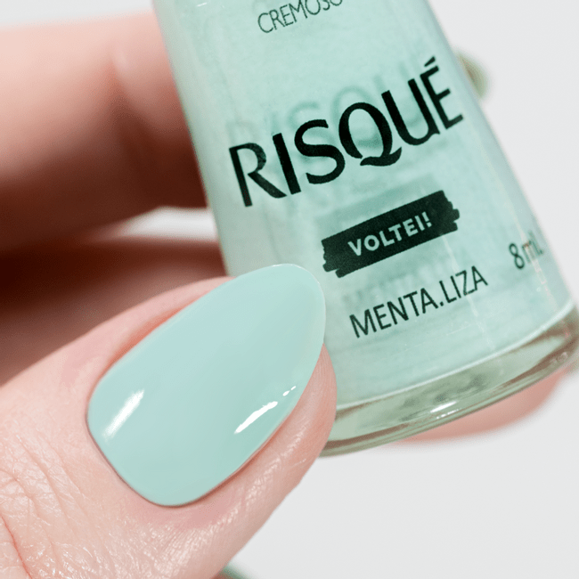 Esmalte Cremoso Risqué Menta.liza 8ml