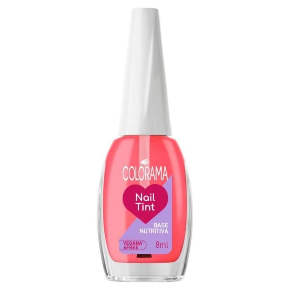 Esmalte Colorama Cor e Cuidado Nail Tint Base Nutritiva 8 ml