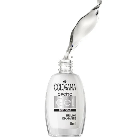 Esmalte Colorama Efeito Gel Top Coat 8 ml
