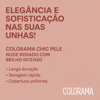 Esmalte Cremoso Colorama Chic Bege 8 ml