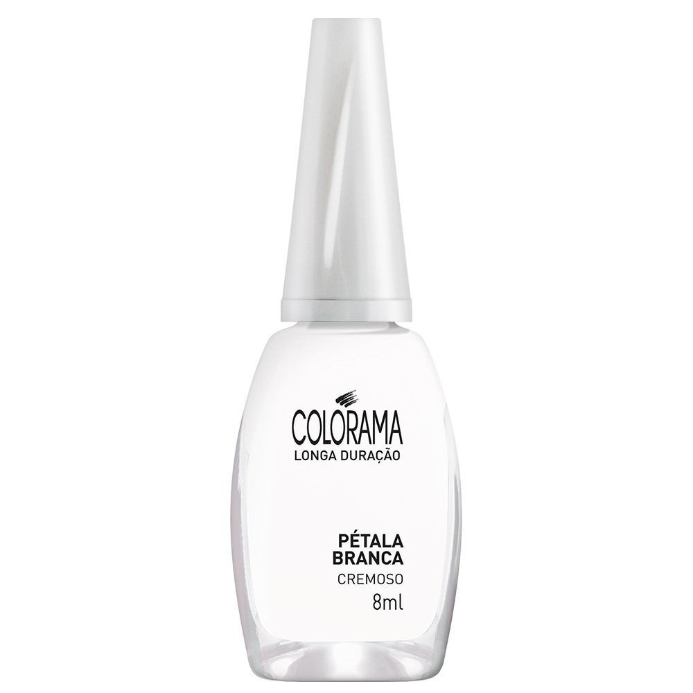 Esmalte Cremoso Colorama Pétala Branca 8 ml