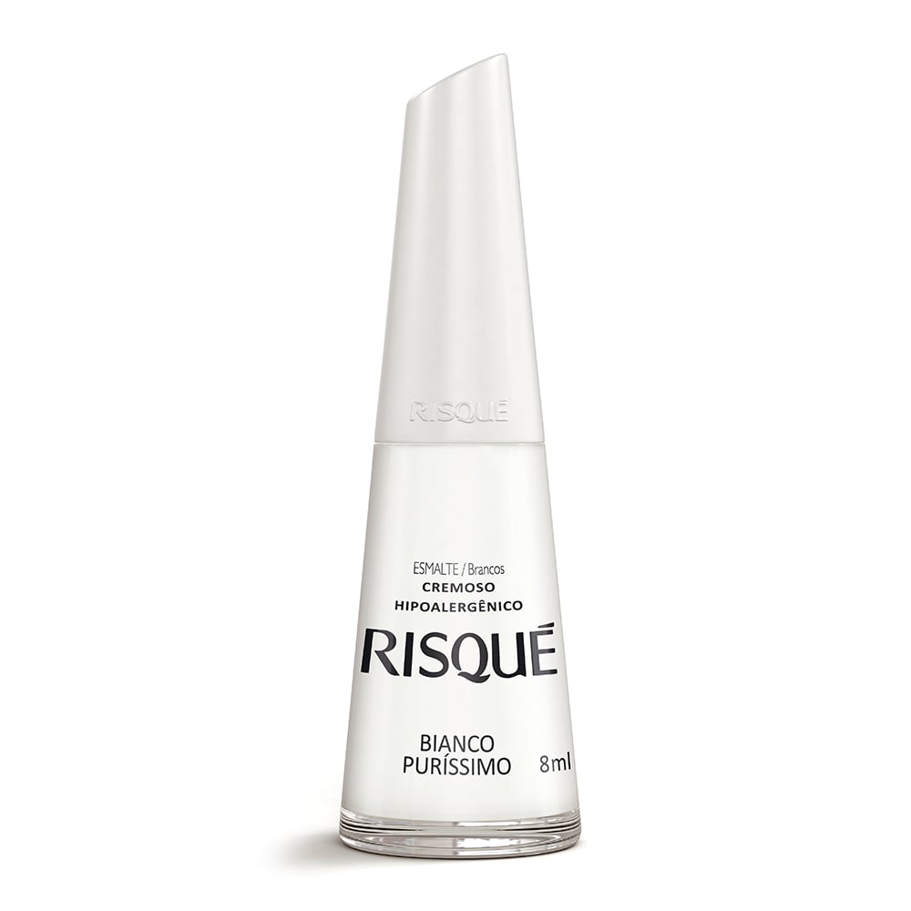 Esmalte Cremoso Risqué Branco Puríssimo 8ml