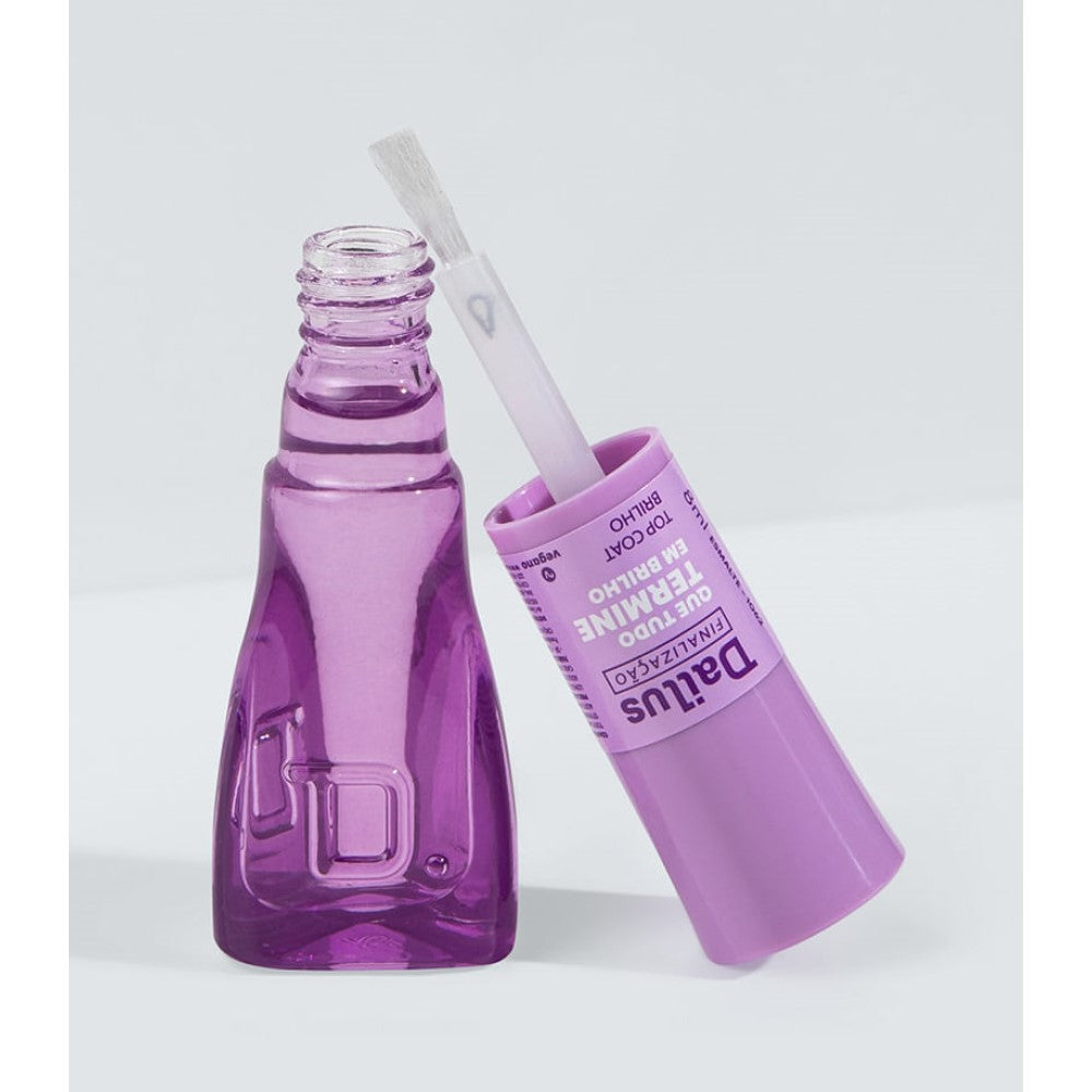 Esmalte Dailus Top Coat Brilho Que Tudo Termine em Brilho 8ml