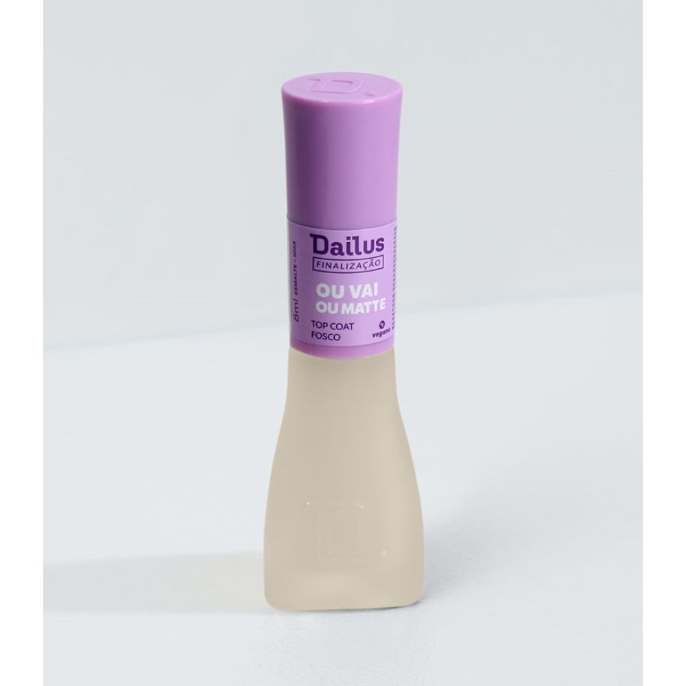 Esmalte Dailus Top Coat Fosco Ou Vai Ou Matte 8ml