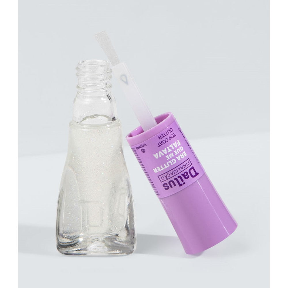 Esmalte Dailus Top Coat Glitter Era Glitter Que Me Faltava 8ml