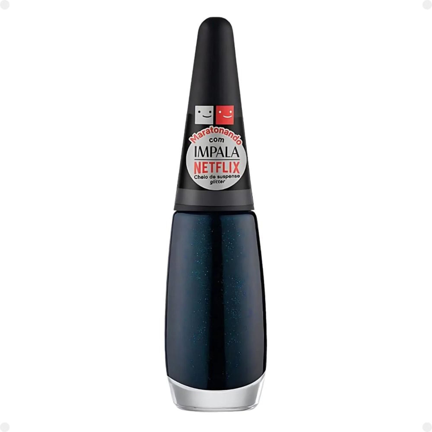 Esmalte Glitter Impala Maratonando Netflix Cheio de Suspense 7,5ml